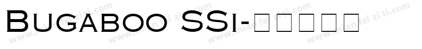 Bugaboo SSi字体转换